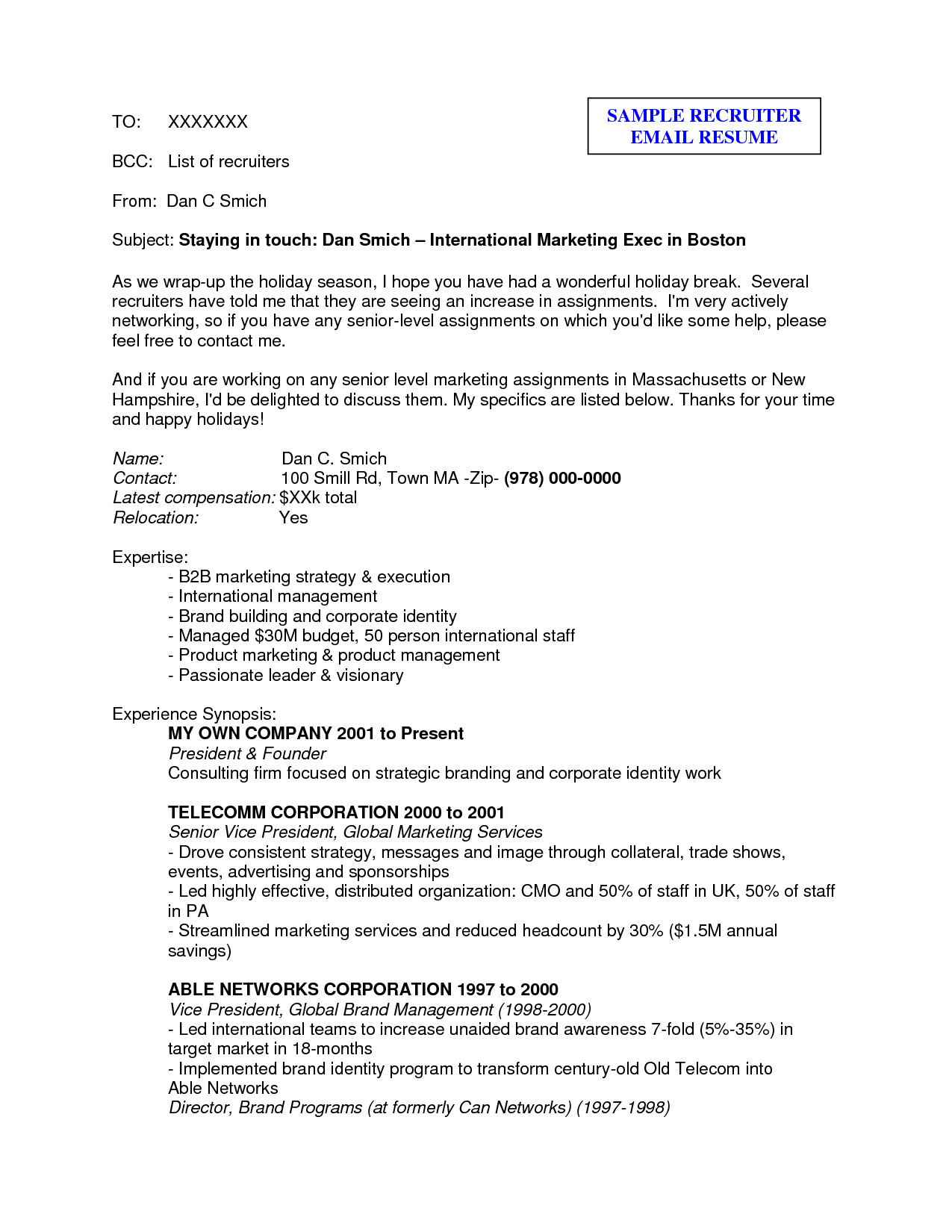 Free Holiday Letter Template - How to Send A Resume 22 Cover Letter Email format Sending Sample