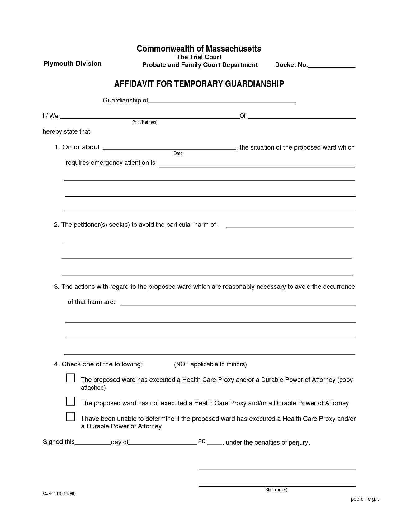 Free Temporary Guardianship Letter Template - How to Write A Letter for Guardianship Letter format formal