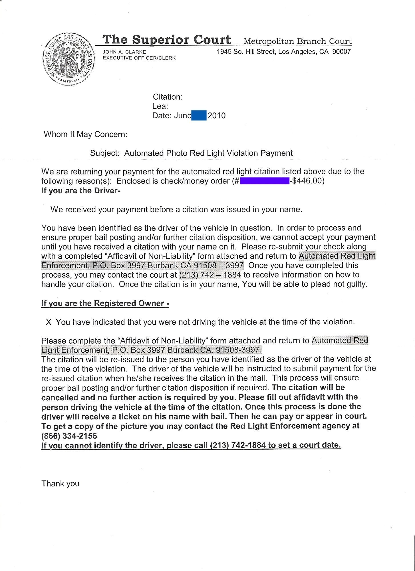 Letter to Judge Template Traffic Violation Samples ...