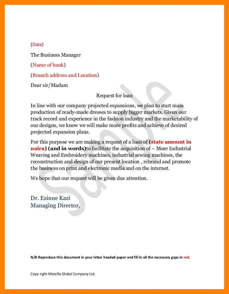 Company Rebrand Letter Template - How to Write Loan Request Letter Bank Erpjewels Manager Business