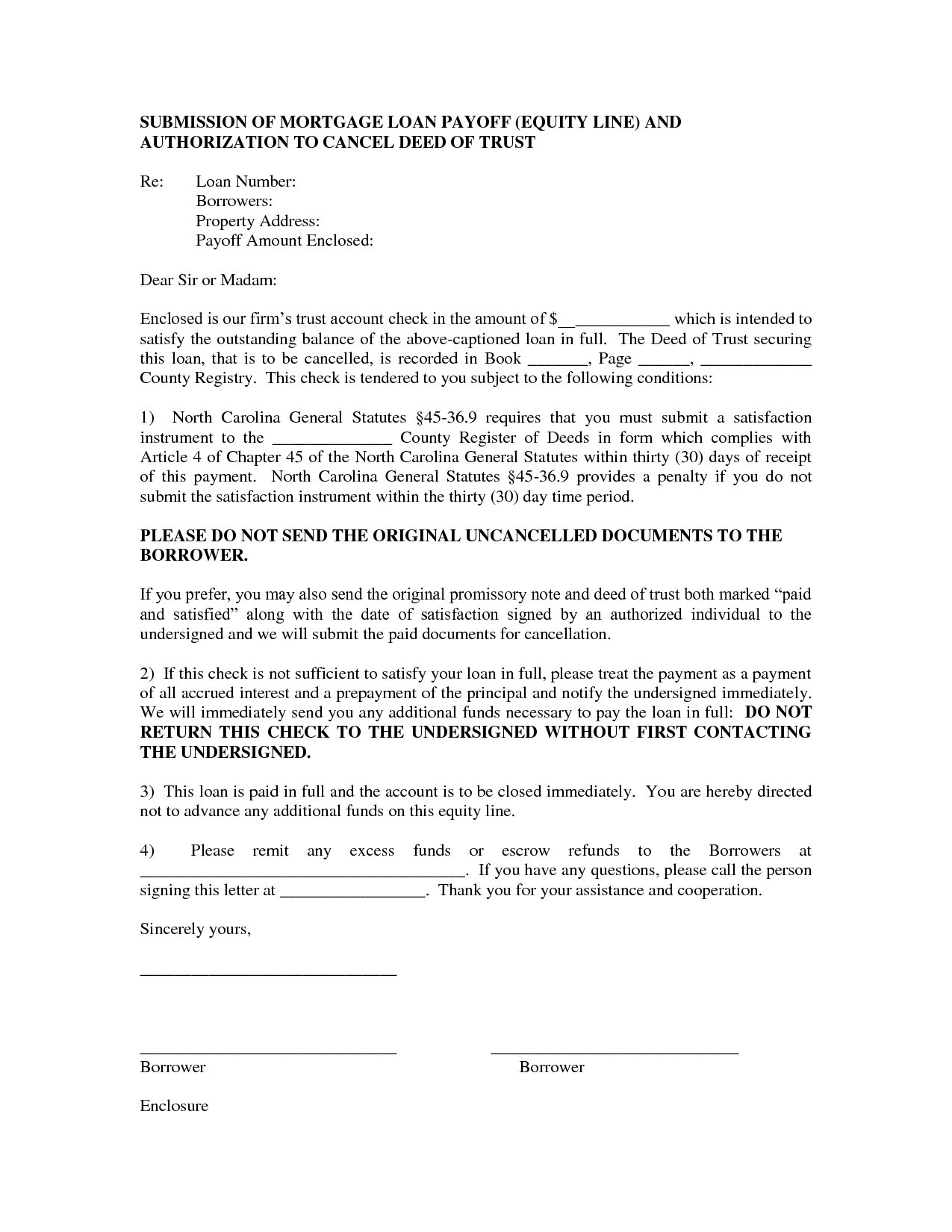 Loan Satisfaction Letter Template - Inspiration 9 Best Sample Loan Payoff Letter form Loan Payoff