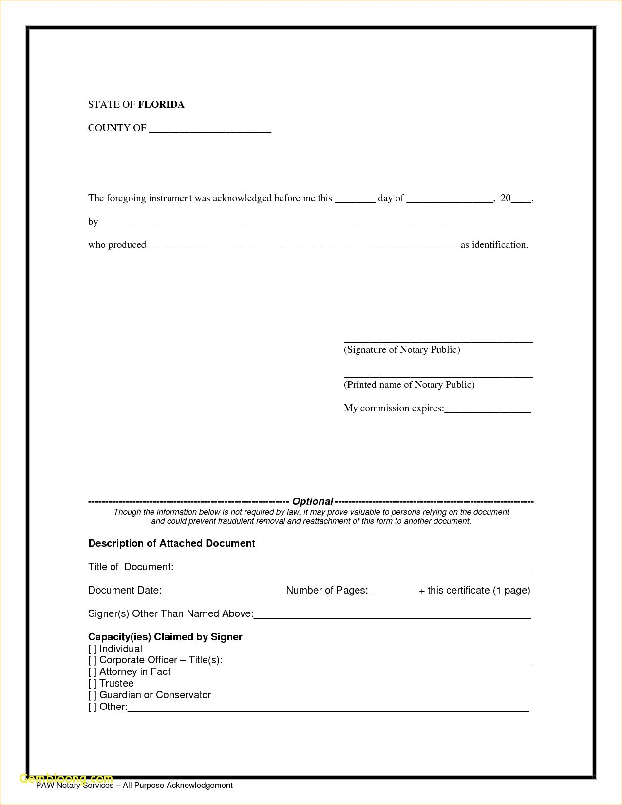 Notarized Letter Template Florida - Inspiration Example Notarized Letter Save Inspiration Best S