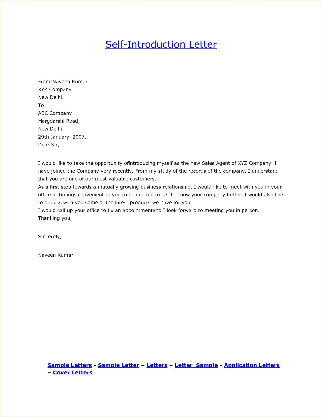 Cleaning Business Introduction Letter Template - Introduction Letter format for Trading Pany New Samples Business