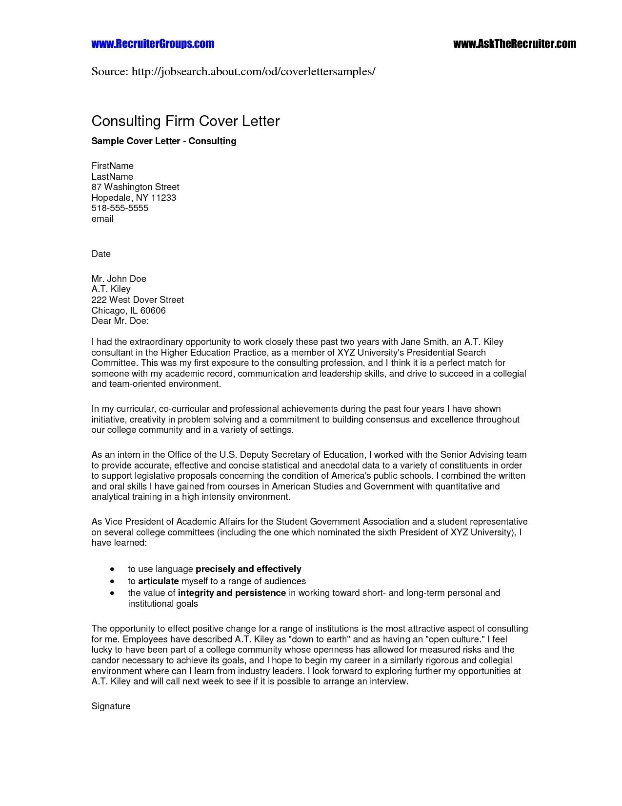 Construction Cover Letter Template - Job Application Letter format Template Copy Cover Letter Template Hr