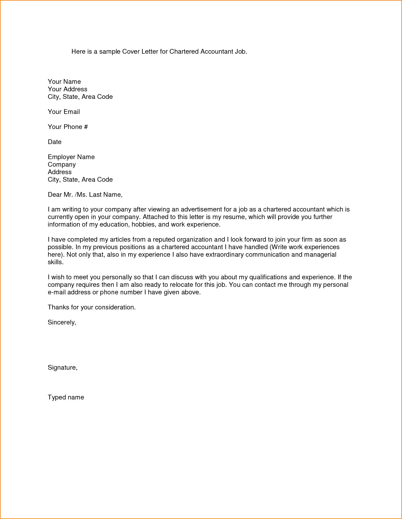 Microsoft Cover Letter Template - Job Application Letter format Template Copy Cover Letter Template Hr