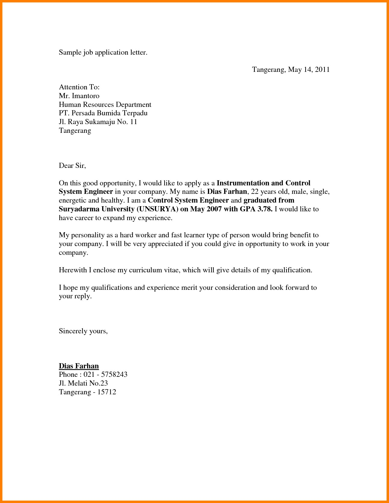 Opt Job Offer Letter Template Samples Letter Template Collection