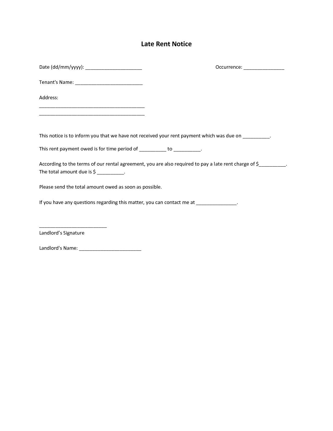 late rent letter template example-Late Rent Letter Template Uk Pics Download by size Handphone Tablet 4-j