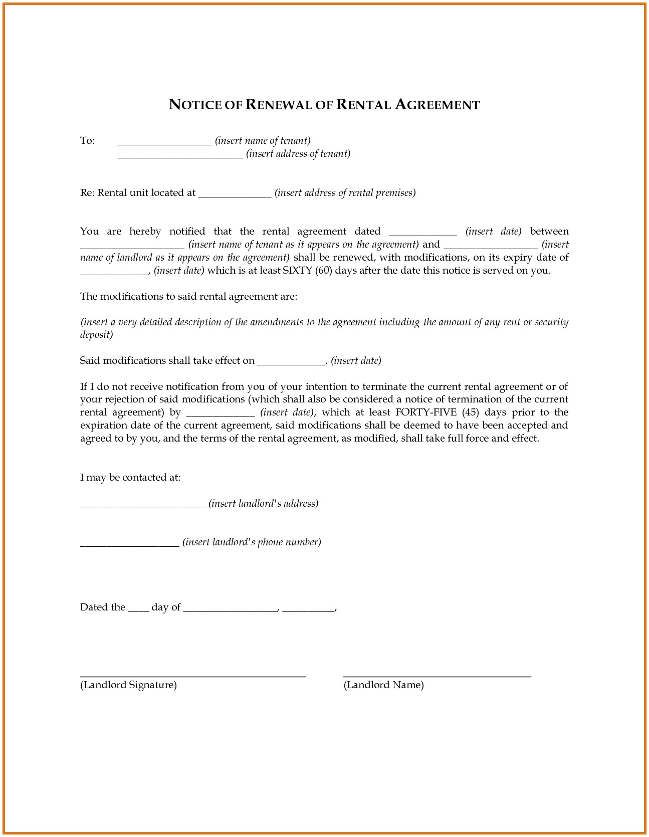 Lease Renewal Letter Template - Lease Renewal Letter Lease Renewal Letter – Careyhead