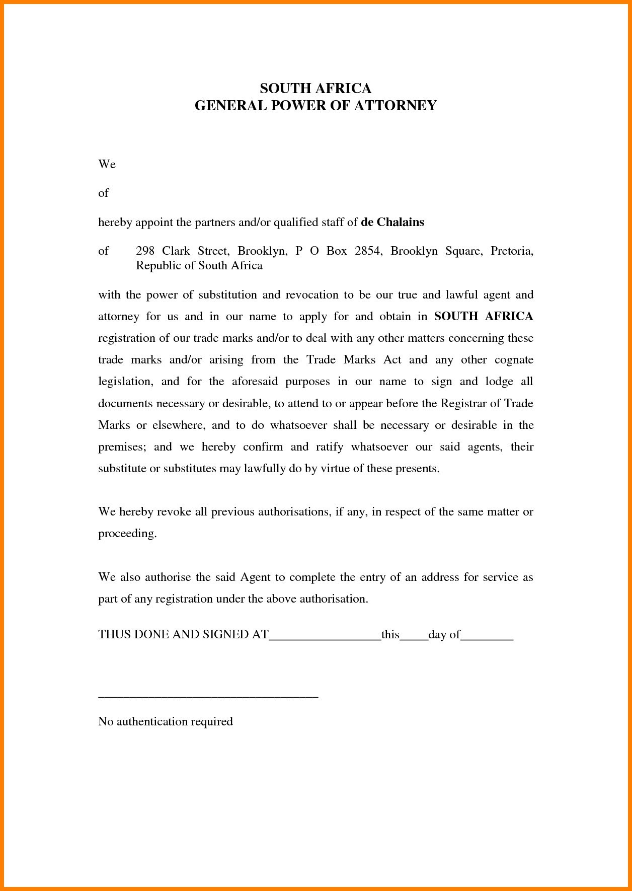 sample notarized letter for guardianship