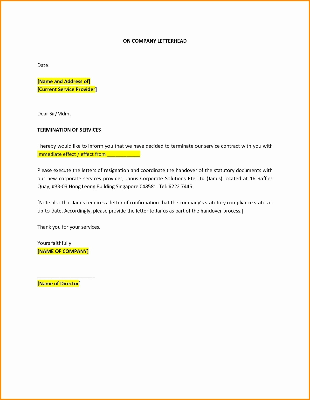 Insurance Cancellation Letter Template Samples Letter Template Collection