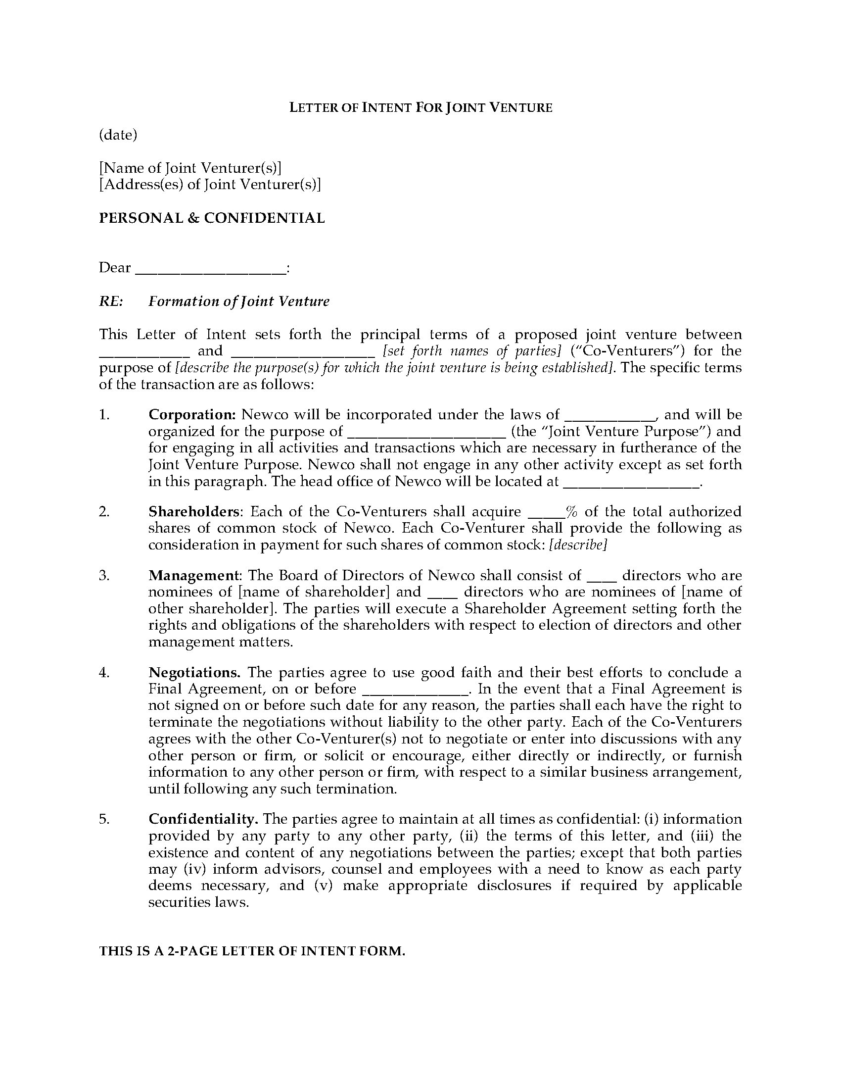 joint venture letter of intent template example-Letter Intent Legal Definition s High To Form Joint Venture Forms And Business 4-e