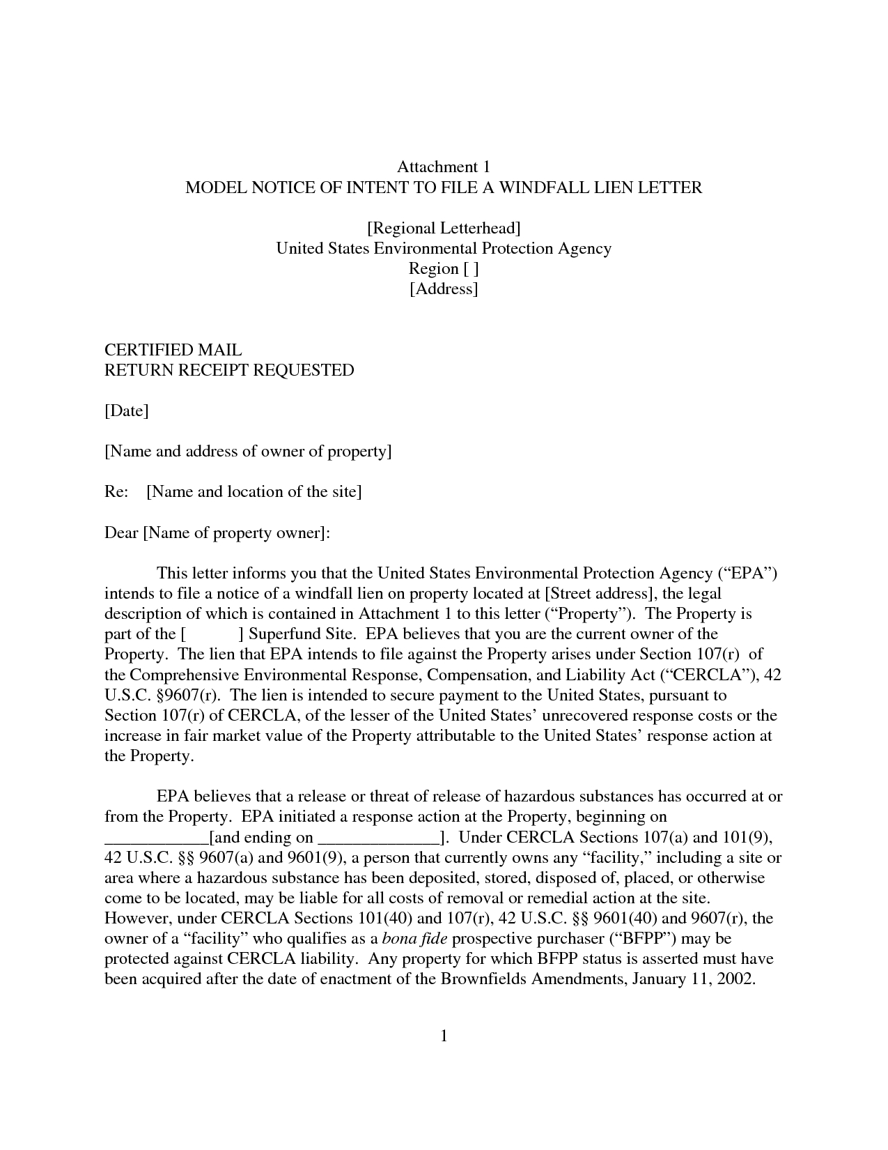 Letter Of Intent To File A Lien Template Examples Letter Template