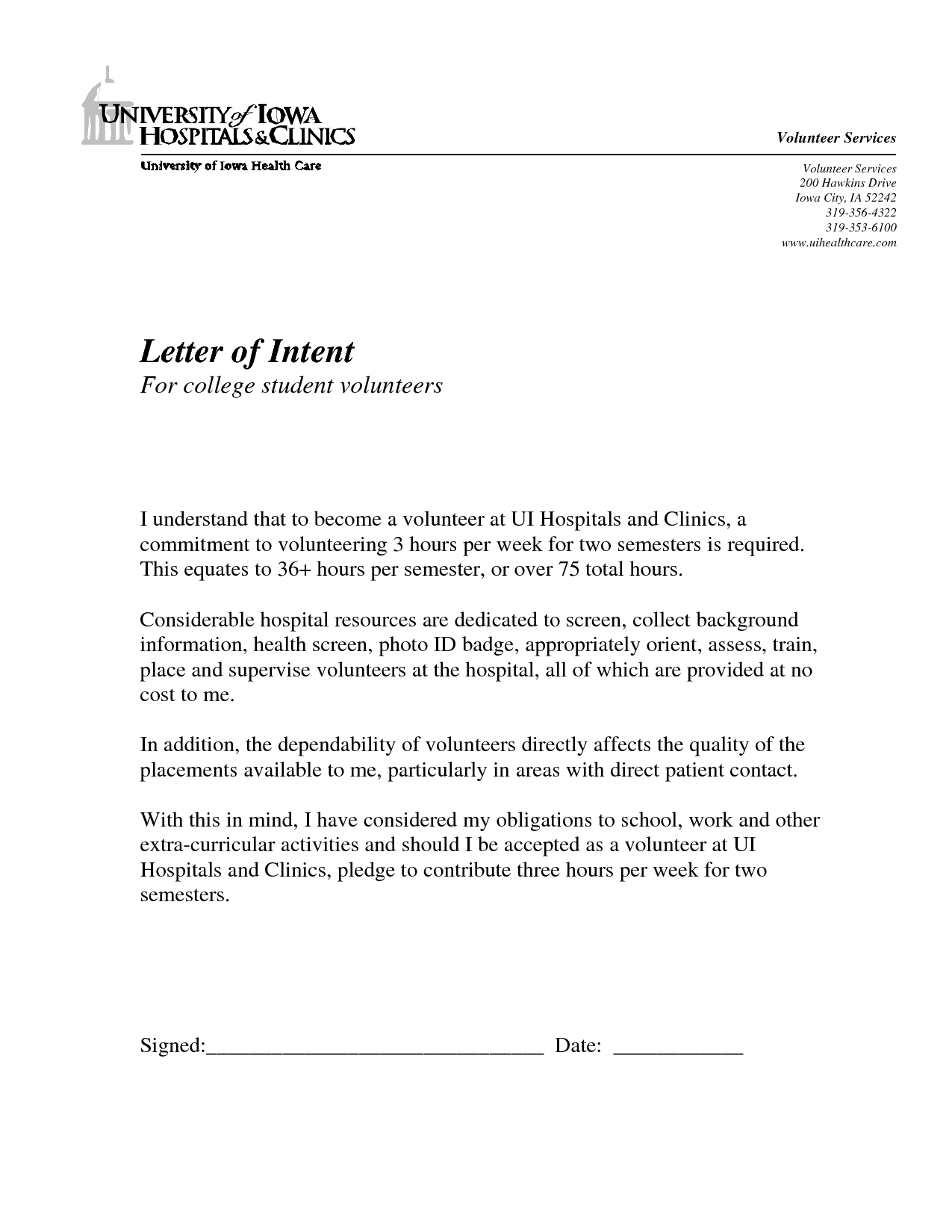 Sample Letter Of Intent To Homeschool