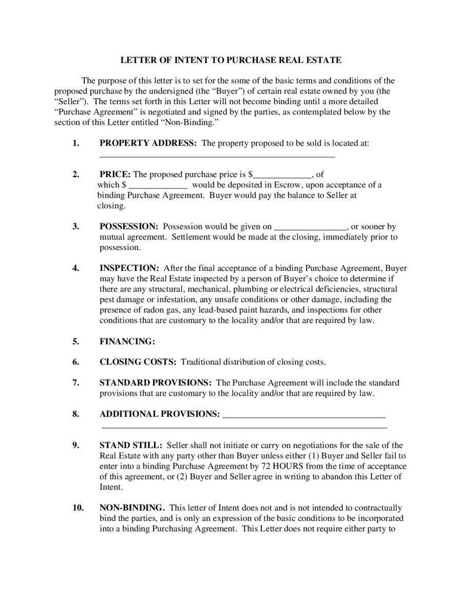Real Estate Letter Of Intent Template - Letter Of Intent Job for Employment Template 19 Sample 03 Patible
