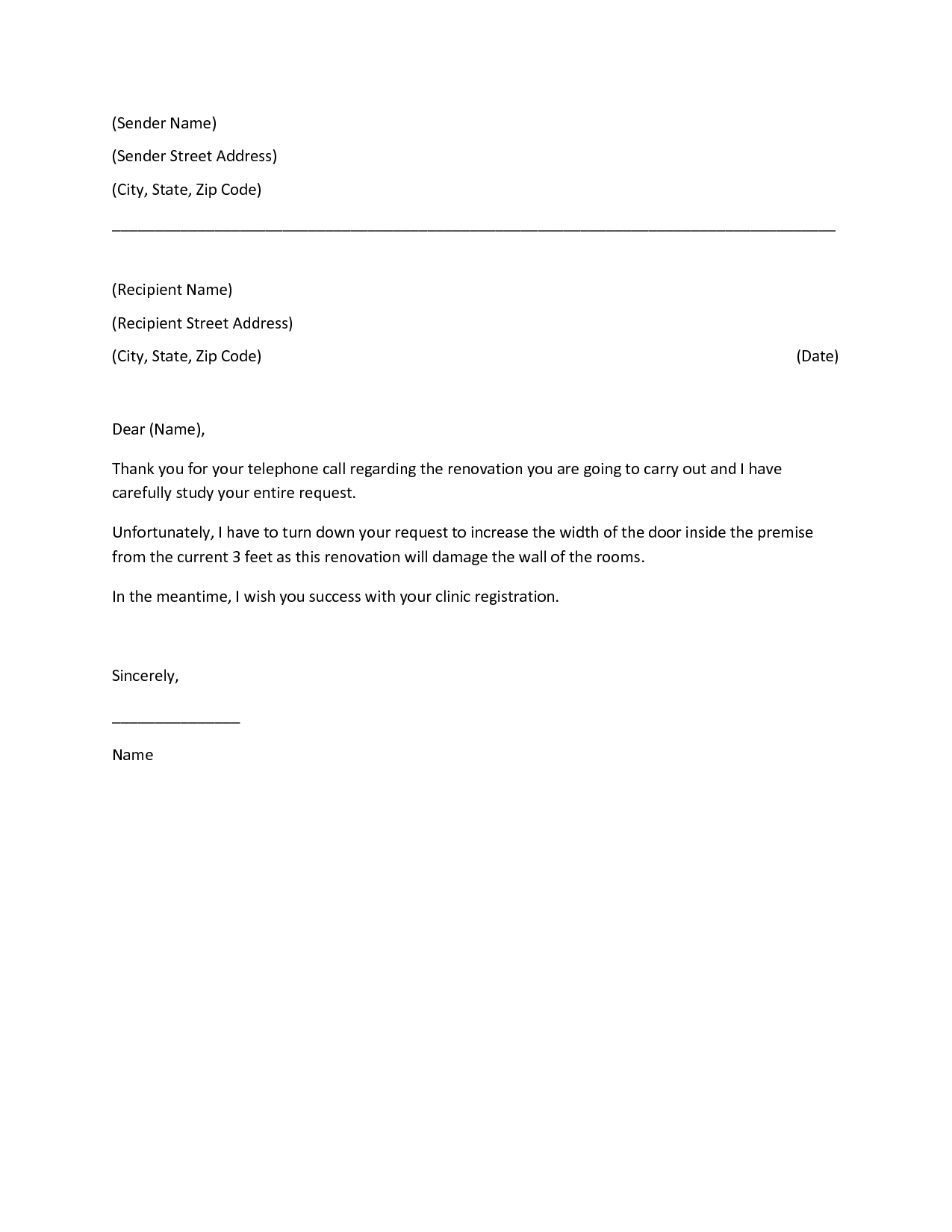 Landlord Reference Letter Template - Letter Re Mendation From Landlord Letter Of Re Mendation
