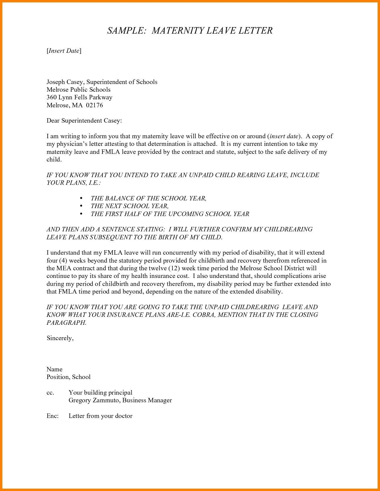Pregnancy Confirmation Letter Template Examples - Letter Template ...