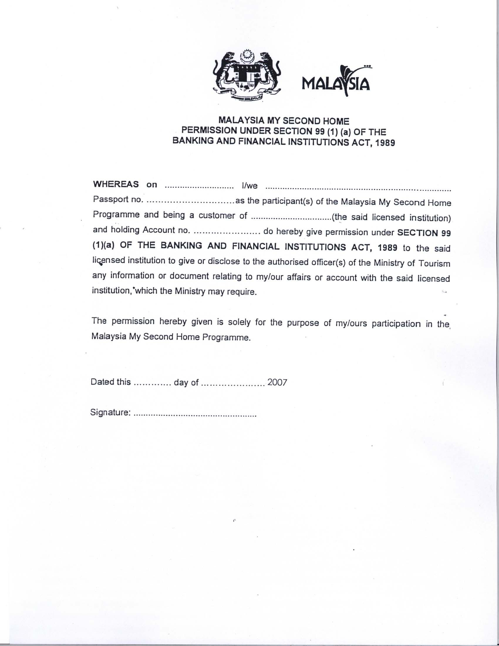 Letter Of Resignation Template Word 2007 - Malaysia Visa Application Letter Writing A Re Papervisa Request