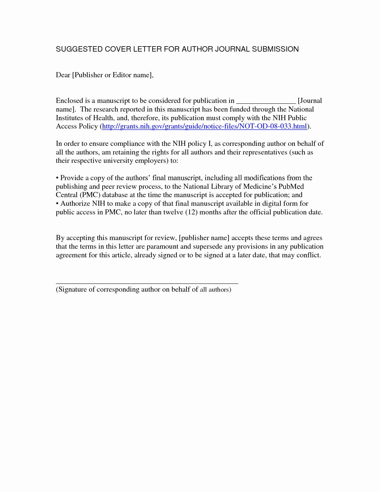 Manuscript Cover Letter Template - Ms Access Templates 2013 Beautiful Cover Letter Templates Free