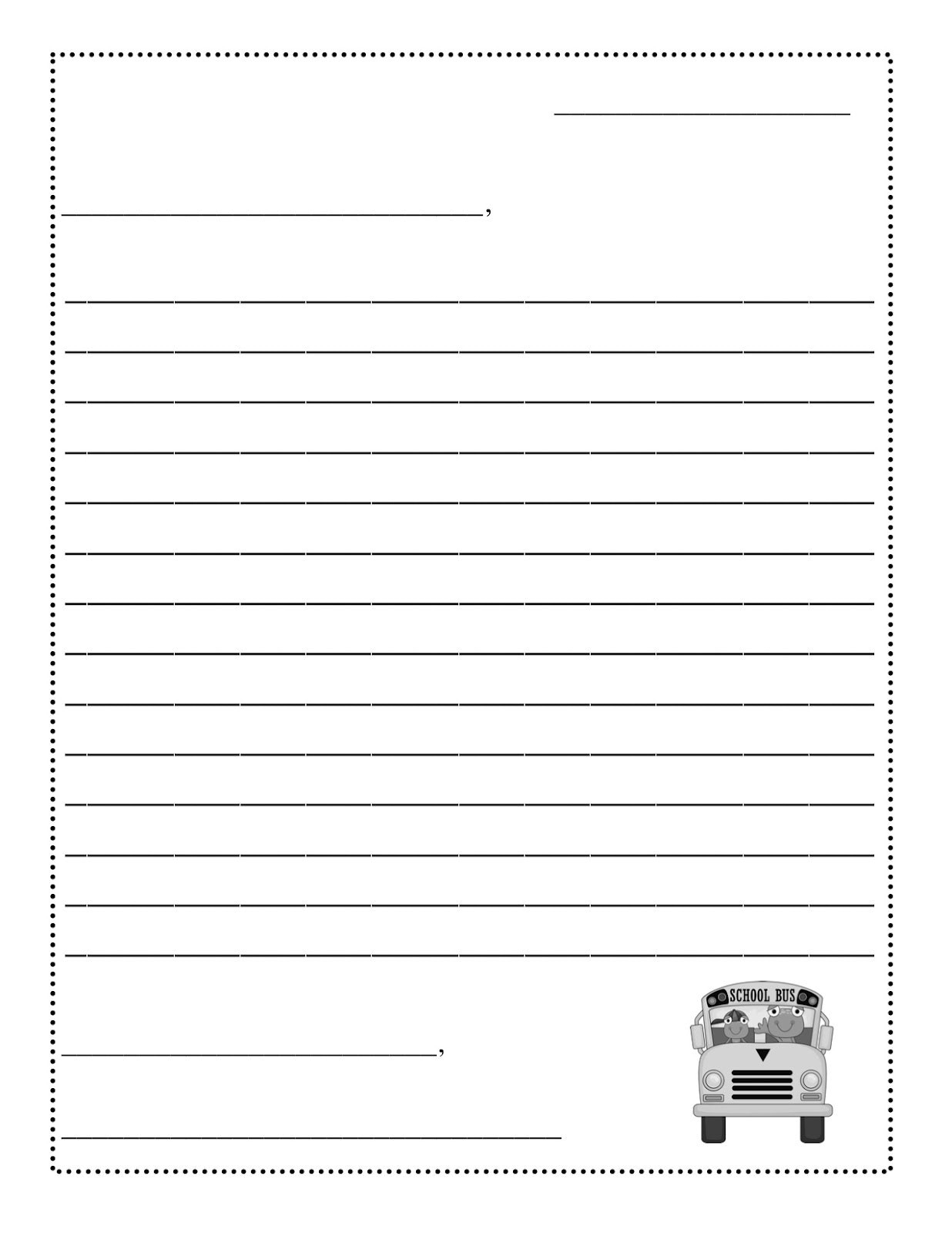 Letter to Santa Template Free Printable - New Free Printable Resume Template