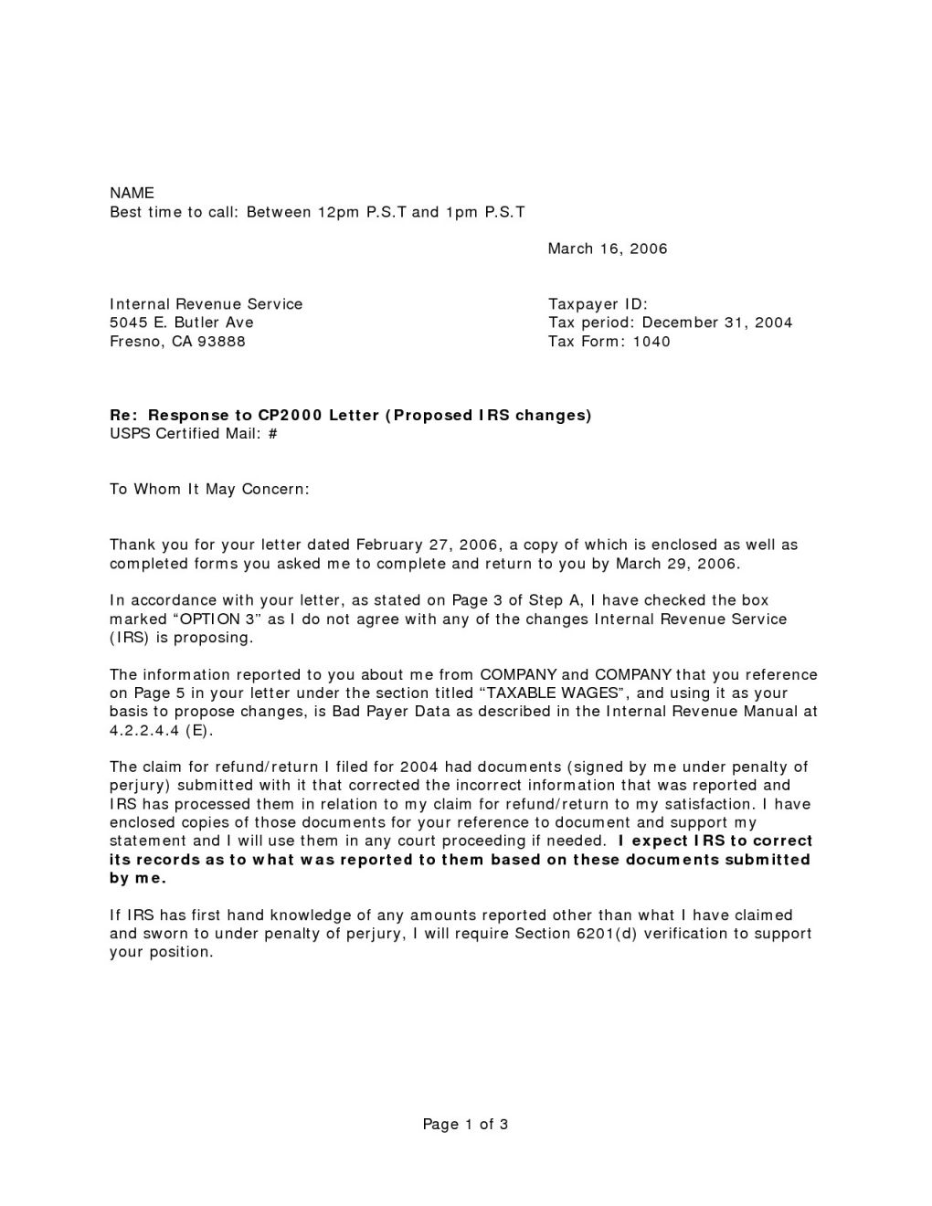 cp2000 response letter template Collection-Very Letter The Irs Sample Interesting Cover 87 For Program Coordinator Sample Response Letter To Irs 18-r