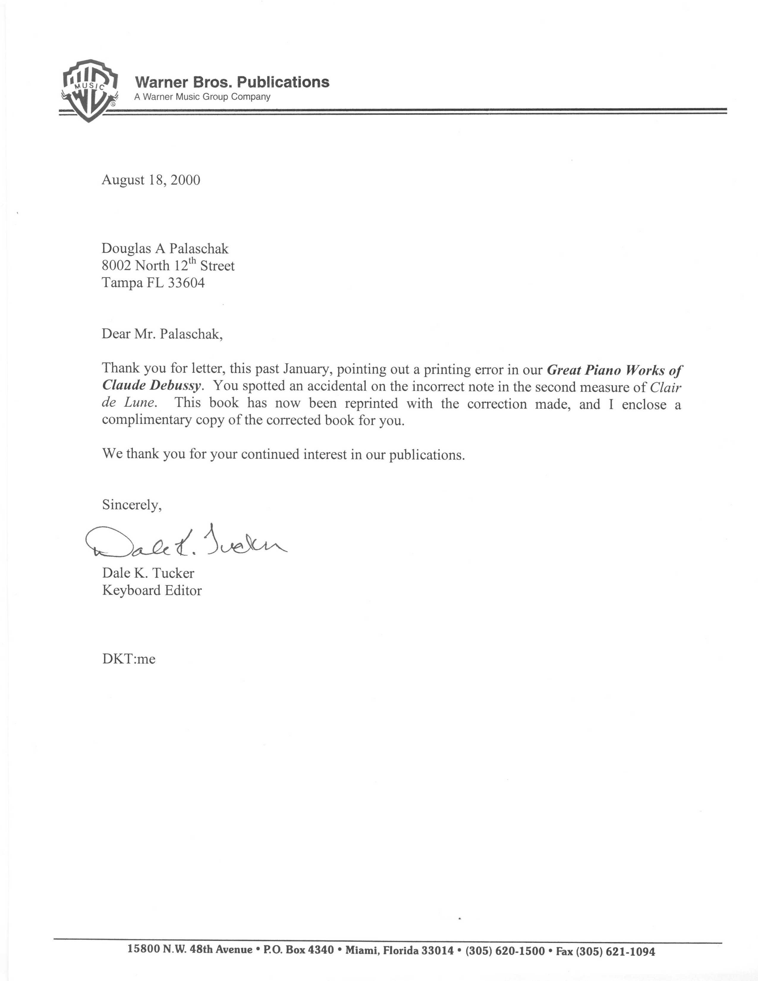 Notarized Letter Template Florida Collection Letter