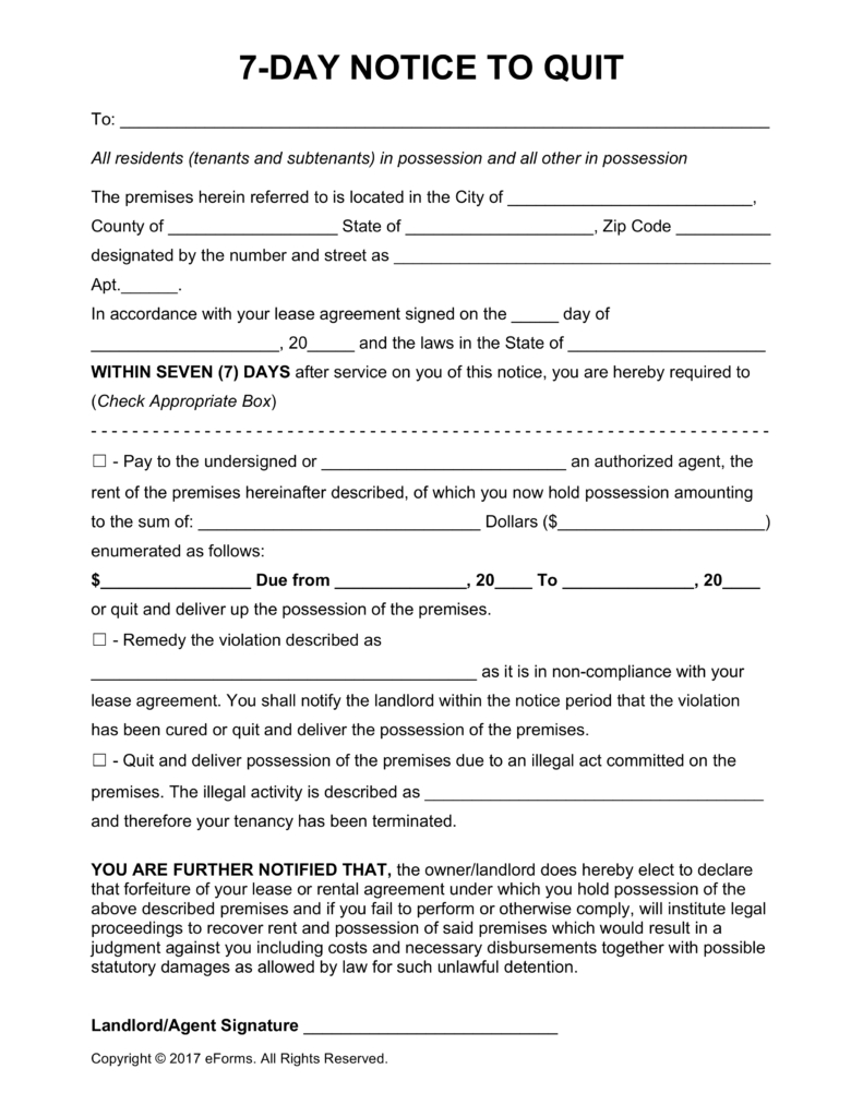 Free Tenant Eviction Letter Template - Notice Intent to Evict Letter Indiana Day Quit Free Ten Eviction