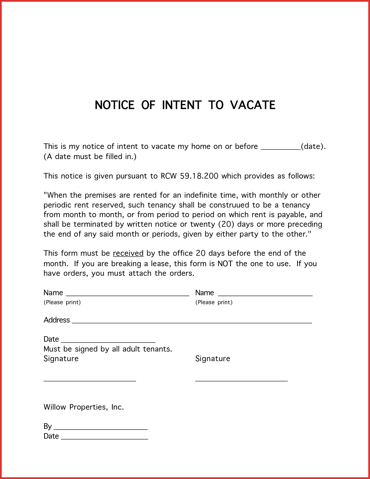 Letter Of Intent to Evict Template - Notice Intent to Evicter Best Eviction Template Design