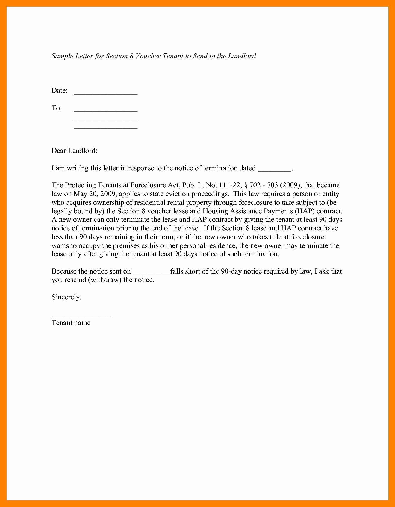 cover letter for landlord sample