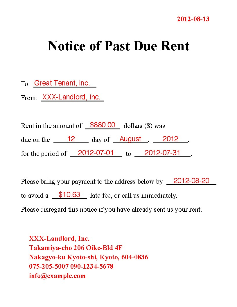 Past Due Rent Letter Template - Past Due Invoice Letter Template Overdue Invoice Letter Sample Past