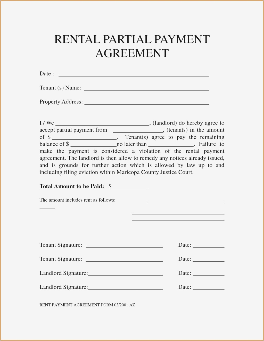 Payment Plan Proposal Letter Template - Payment Plan Agreement Pdf format