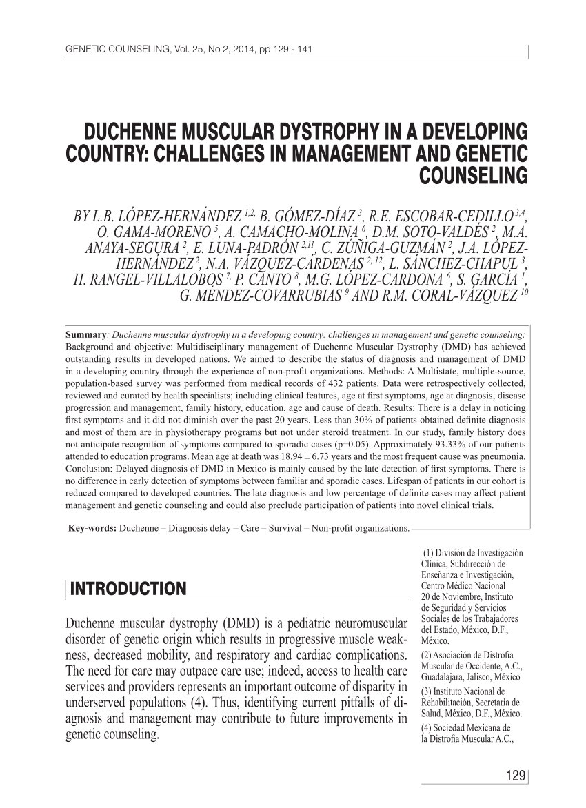 Genetic Counseling Letter Template - Pdf Duchenne Muscular Dystrophy In A