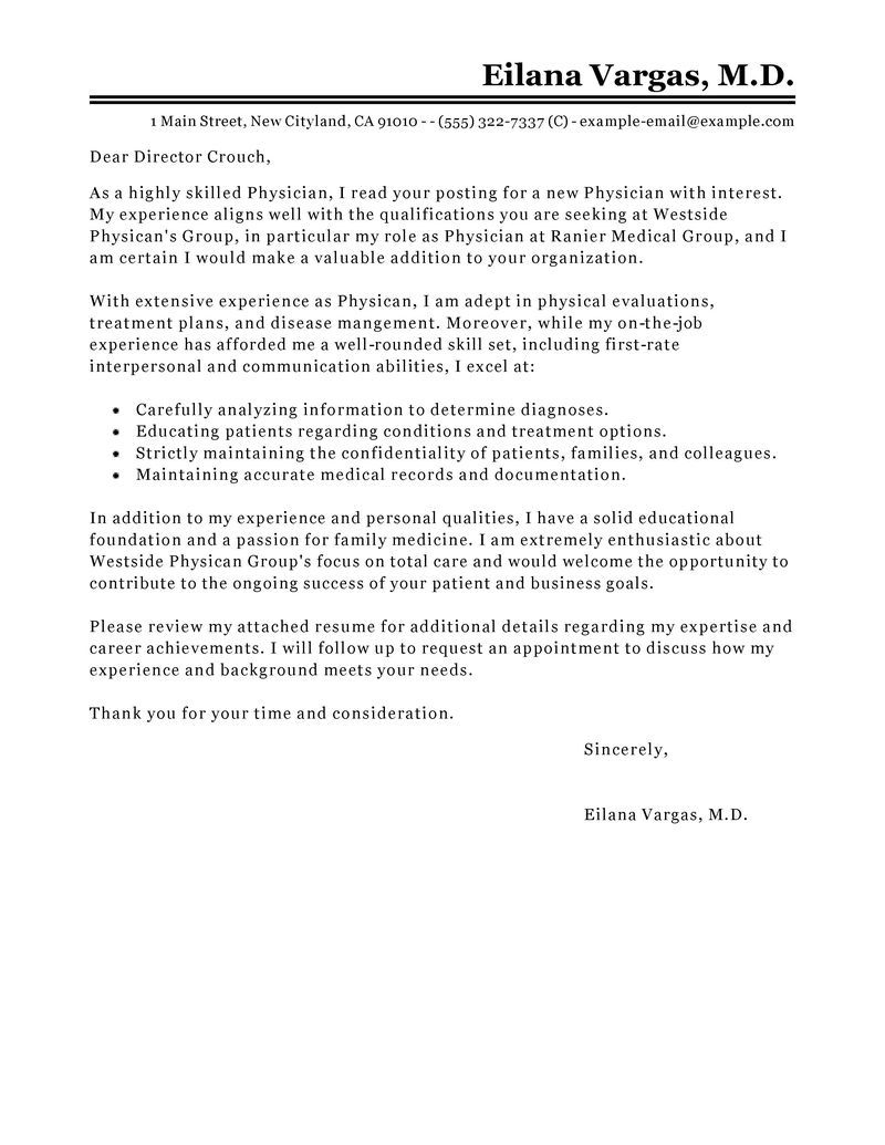 Physical therapy Cover Letter Template - Perfect Cover Letter Cover Letter Pinterest