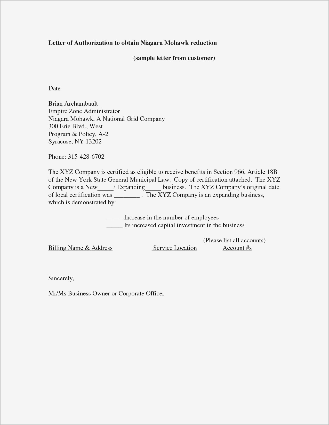 Letter Of Interest Residency Template