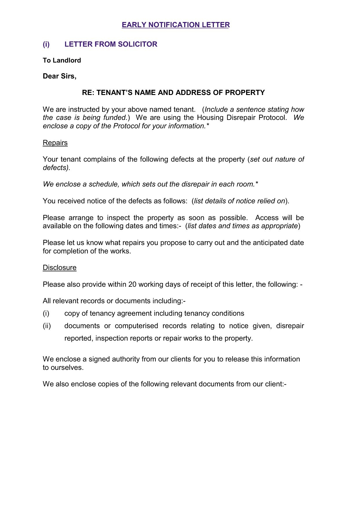 Landlord Property Inspection Letter Template - Property Inspection Letter to Tenant Uk Archives New Property