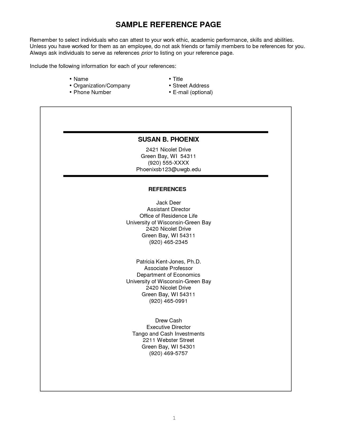 Free Reference Letter Template for Employment - Reference Examples On Resume Acurnamedia