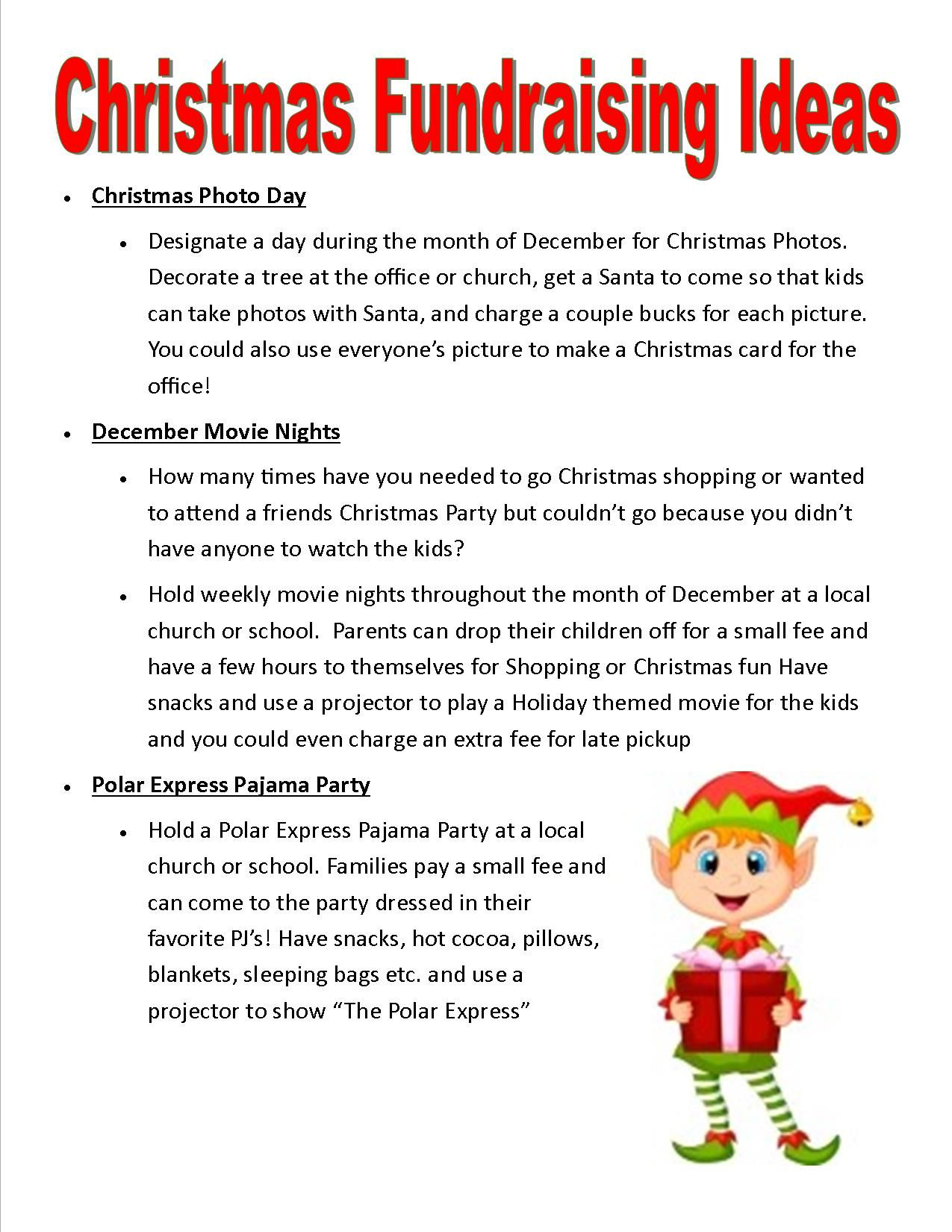 Christmas Party Donation Letter Template - Relay for Life Christmas Fundraising Ideas