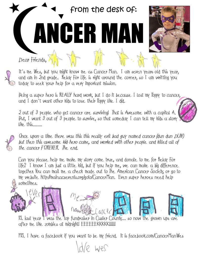 Relay for Life Donation Letter Template - Relay for Life Donation Letter