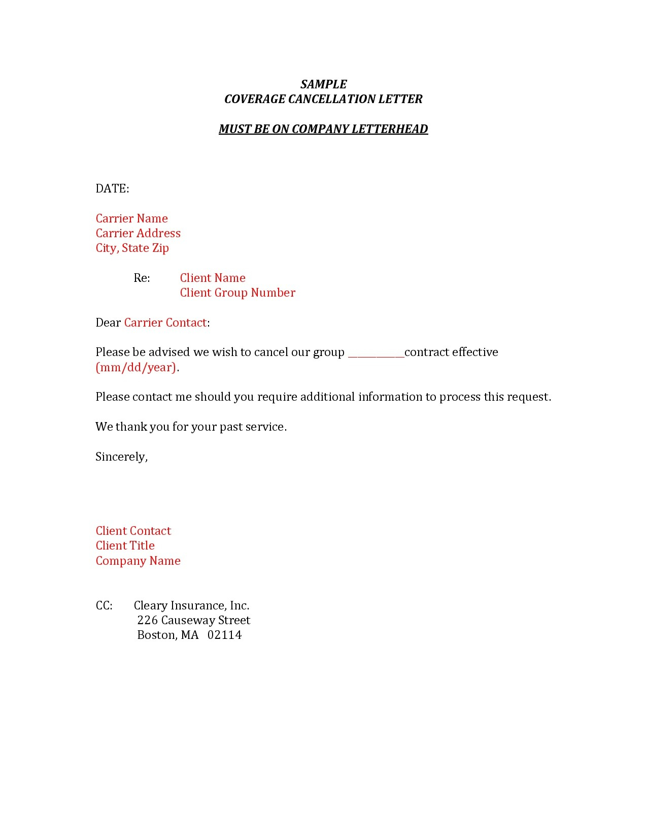 Insurance Cancellation Letter Template - Resume Letter format Archives Page 56 Of 106 Jameskilloran Co