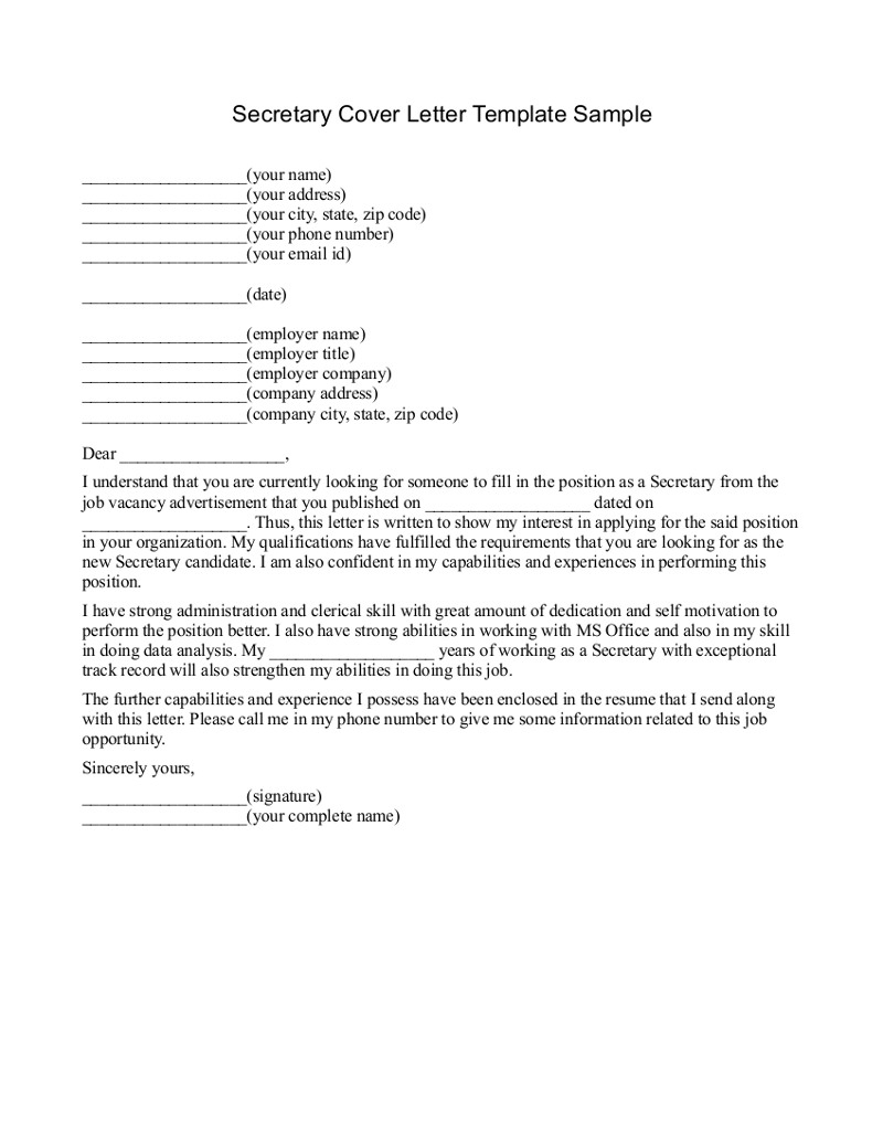 Cover Letter Template for Medical Office assistant - Resume Template for Secretary Resume Templates Nursing Unit Clerk