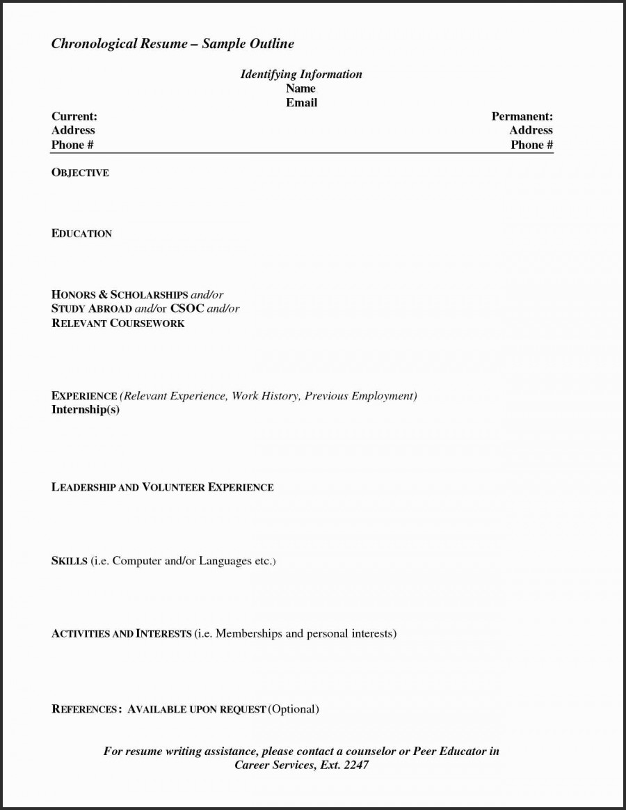 Letter Outline Template - Resume Templates Cover Letter and Resume Template How to format A