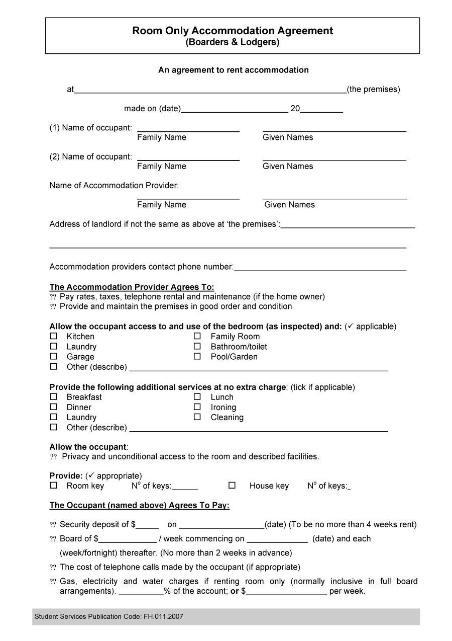 Roommate Eviction Letter Template - Roommate Agreement Template 01 Rental Agreement