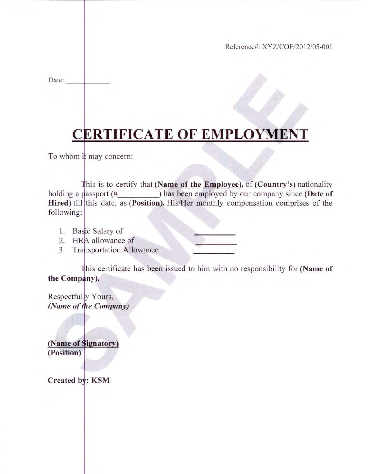 Proof Of Employment and Salary Letter Template - Sample Certificate Employment with Salary Indicated Best