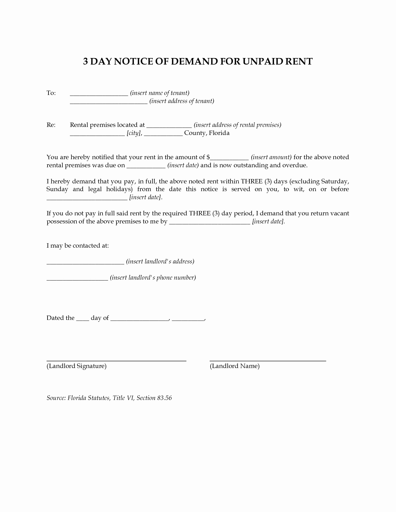 Demand Letter to Landlord Template - Sample Demand Letter for Unpaid Rent Beautiful Letter Od Demand