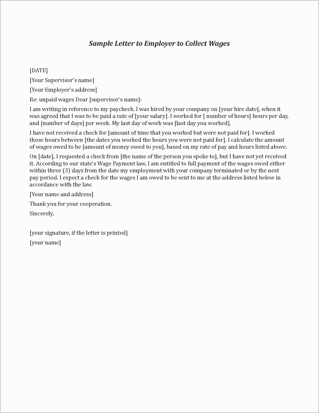 Demand Letter Template for Money Owed - Sample Demand Letter for Unpaid Rent Unique Sample Demand Letter for
