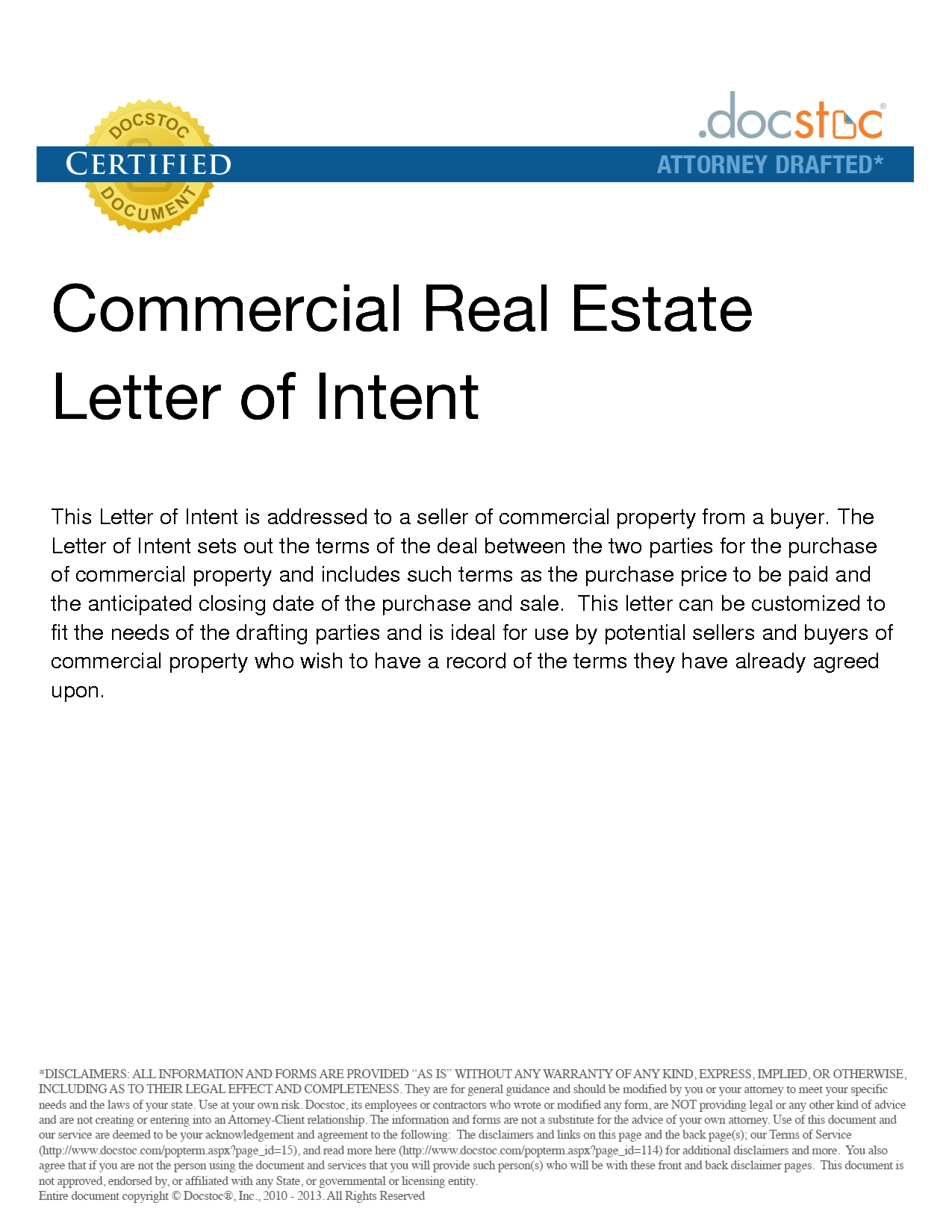 Letter Of Intent to Purchase Template - Sample Letter Intent Purchase Real Estate Best S Property