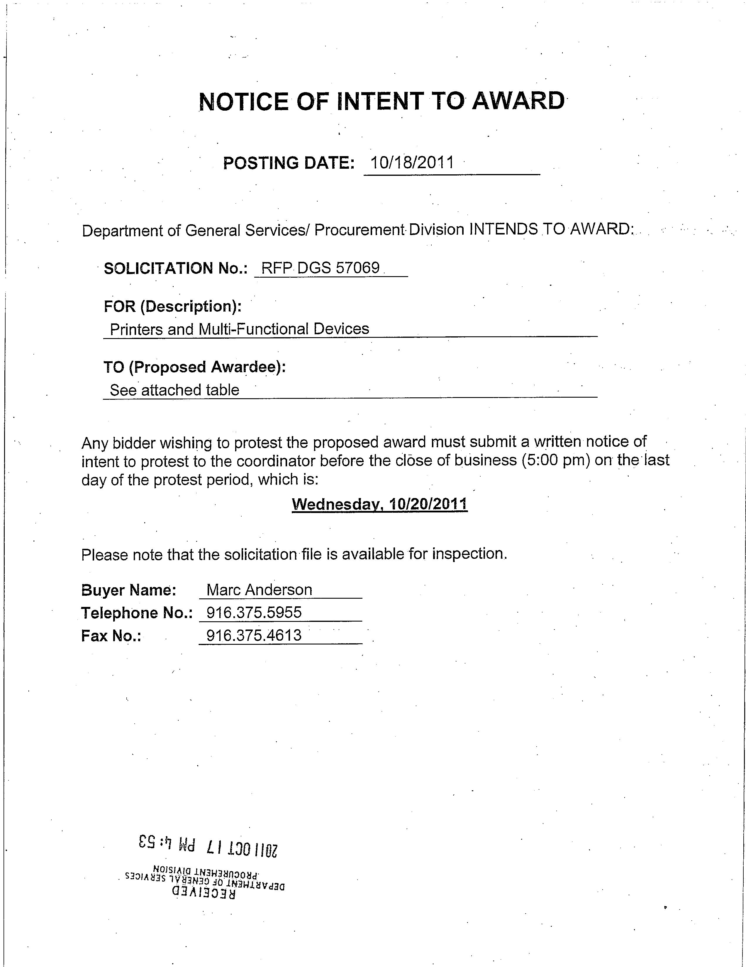 Rfp Award Letter Template - Sample Letter Intent to Bid for Project How Write Tender Letters