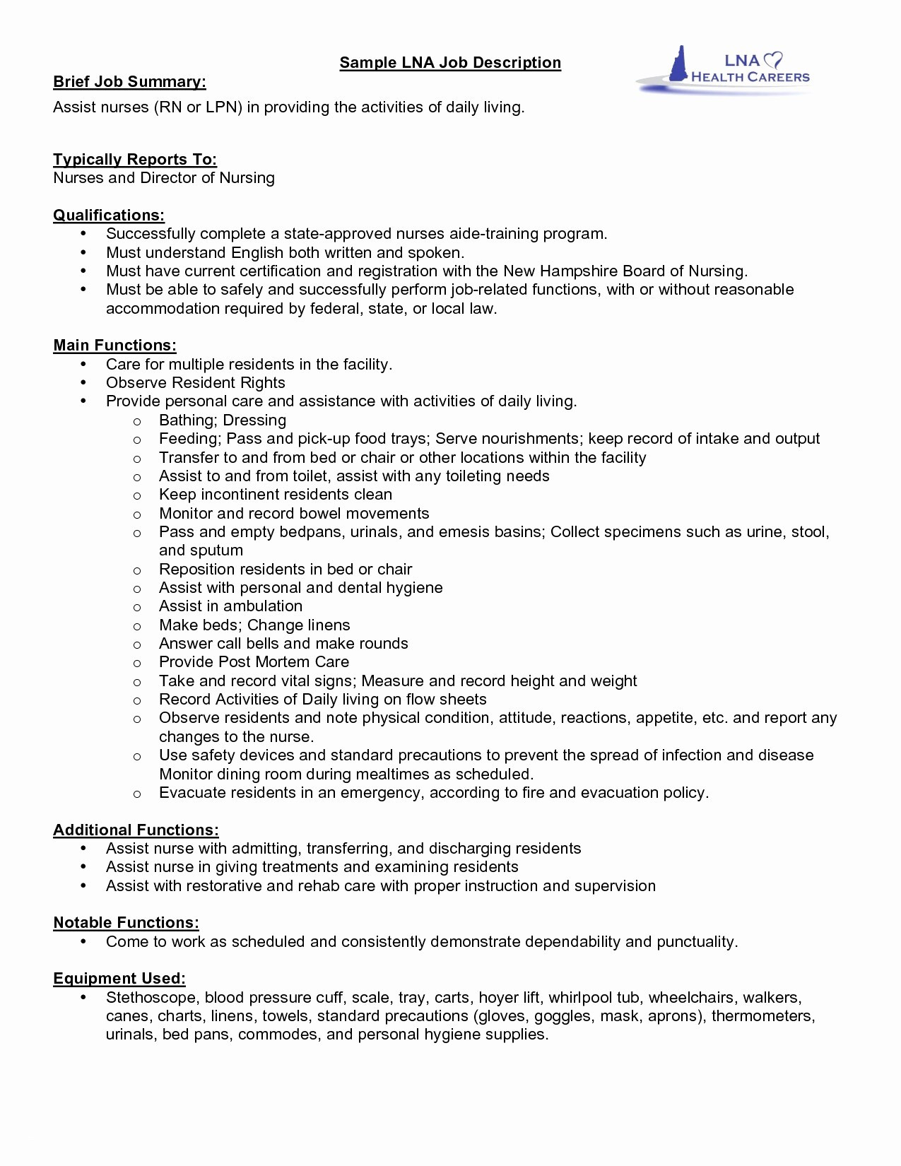 Refinance Letter Template - Sample Nurse Resume with Job Description Personalinjurylovete