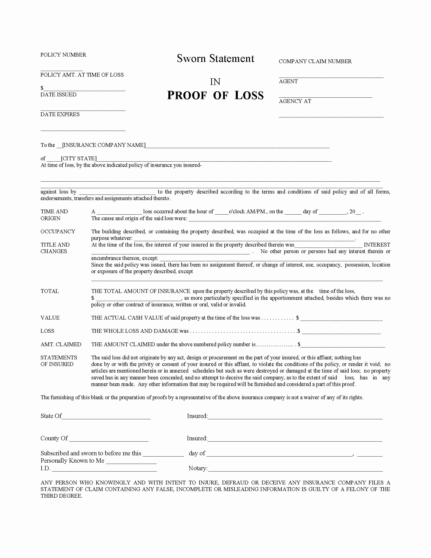 Loss Of Health Insurance Coverage Letter From Employer Template