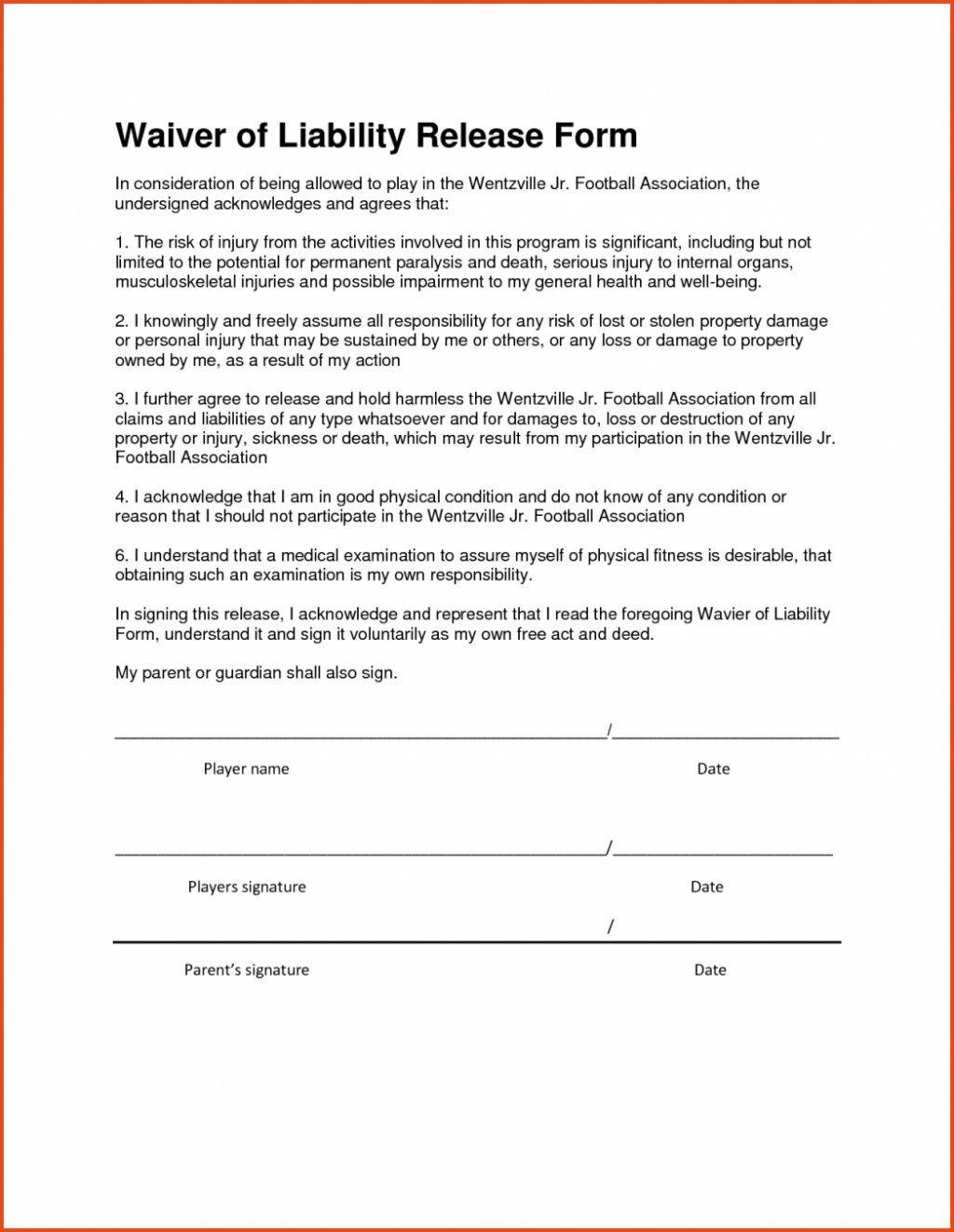 Free Hold Harmless Letter Template - Sample Release form Lovely Hold Harmless Agreement Beautiful