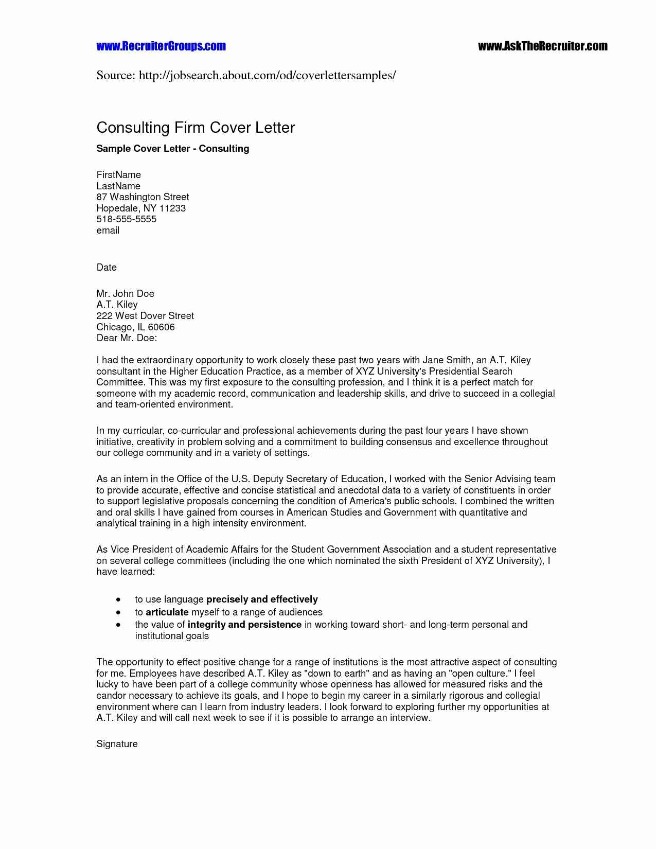 Targeted Cover Letter Template - Sample Tar Ed Cover Letter for A Resume Amazing Sample Cover